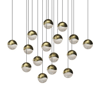 Sonneman - 2923.14-LRG - LED Pendant - Grapes - Brass Finish