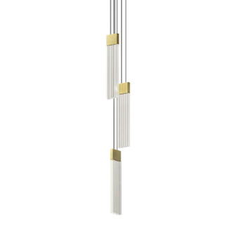 Sonneman - 3093.14 - LED Pendant - V Panels - Brass Sonneman - 3093.14 - LED Pendant - V Panels - Brass
