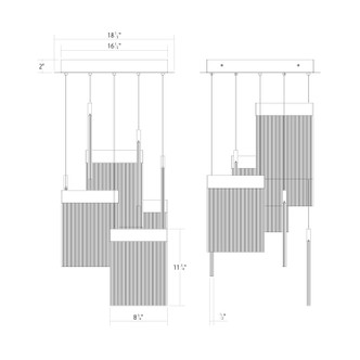 V Panels LED Pendant (3094.01) V Panels LED Pendant (3094.01)