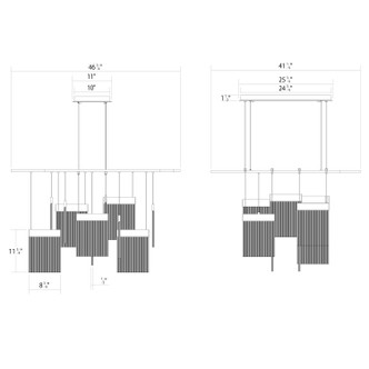 V Panels LED Pendant (3097.14)