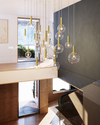 Bubbles One Light Pendant (3762.38)