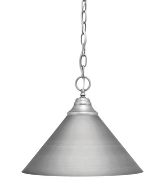 Toltec Lighting - 10-BN-420-BN - One Light Pendant - Chain - Brushed Nickel