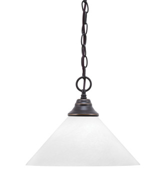 Toltec Lighting - 10-DG-2121 - One Light Pendant - Chain - Dark Granite