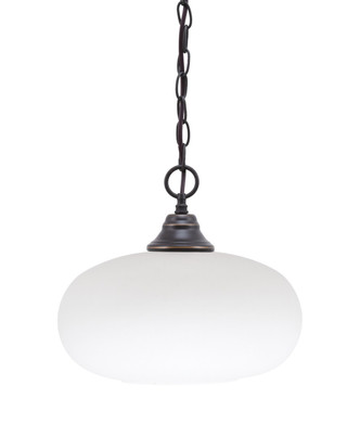 Toltec Lighting - 10-DG-216 - One Light Pendant - Chain - Dark Granite