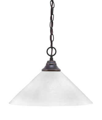 Toltec Lighting - 10-DG-2161 - One Light Pendant - Chain - Dark Granite