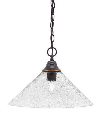 Toltec Lighting - 10-DG-2162 - One Light Pendant - Chain - Dark Granite