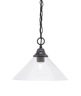 Toltec Lighting - 10-DG-306 - One Light Pendant - Chain - Dark Granite