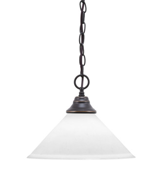Toltec Lighting - 10-DG-316 - One Light Pendant - Chain - Dark Granite
