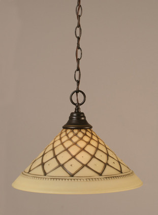 Toltec Lighting - 10-DG-718 - One Light Pendant - Any - Dark Granite