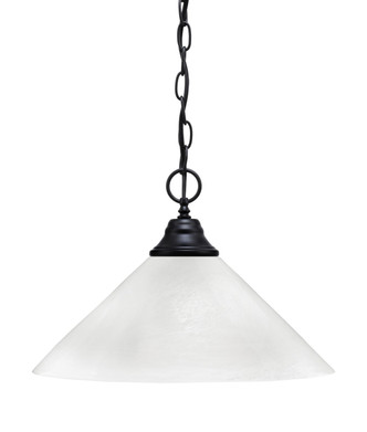 Toltec Lighting - 10-MB-2161 - One Light Pendant - Chain - Matte Black
