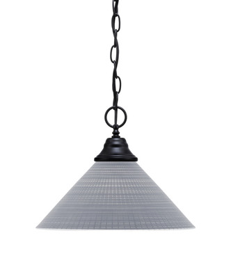 Toltec Lighting - 10-MB-4002 - One Light Pendant - Chain - Matte Black
