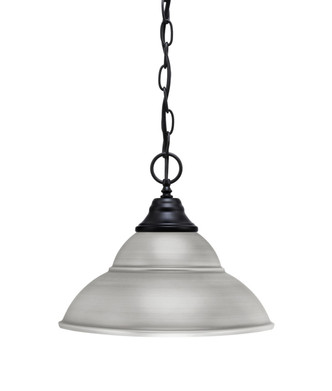 Toltec Lighting - 10-MB-428-BN - One Light Pendant - Chain - Matte Black