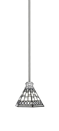 Toltec Lighting - 1151-BN-9105 - One Light Mini Pendant - Edge - Brushed Nickel