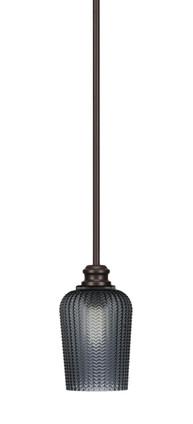 Toltec Lighting - 1151-ES-4252 - One Light Mini Pendant - Edge - Espresso