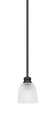 Toltec Lighting - 1151-ES-500 - One Light Mini Pendant - Edge - Espresso