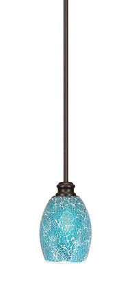 Toltec Lighting - 1151-ES-5055 - One Light Mini Pendant - Edge - Espresso