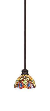 Toltec Lighting - 1151-ES-9445 - One Light Mini Pendant - Edge - Espresso