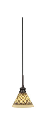 Toltec Lighting - 1152-ES-7185 - One Light Mini Pendant - Edge - Espresso