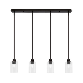 Toltec Lighting - 1156-ES-300 - Four Light Mini Pendant - Edge - Espresso