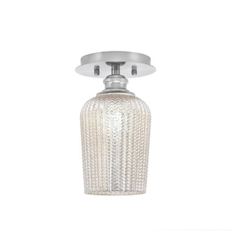 Toltec Lighting - 1160-BN-4253 - One Light Semi-Flush Mount - Edge - Brushed Nickel