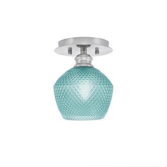 Toltec Lighting - 1160-BN-4625 - One Light Semi-Flush Mount - Edge - Brushed Nickel