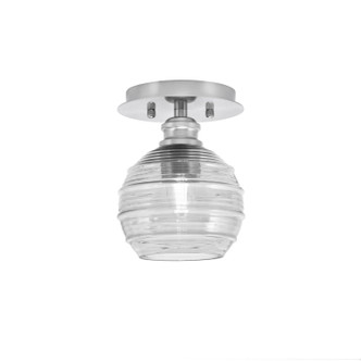 Toltec Lighting - 1160-BN-5110 - One Light Semi-Flush Mount - Edge - Brushed Nickel