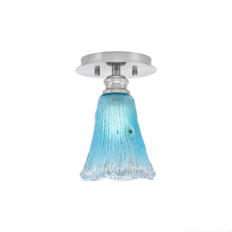 Toltec Lighting - 1160-BN-725 - One Light Semi-Flush Mount - Edge - Brushed Nickel