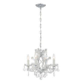 Maria Theresa Four Light Mini Chandelier (4474-CH-CL-MWP)