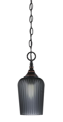 Toltec Lighting - 11-BC-4252 - One Light Mini Pendant - Chain - Black Copper