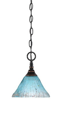 Toltec Lighting - 11-BC-458 - One Light Mini Pendant - Chain - Black Copper