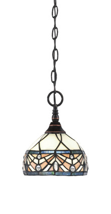 Toltec Lighting - 11-BC-9485 - One Light Mini Pendant - Chain - Black Copper