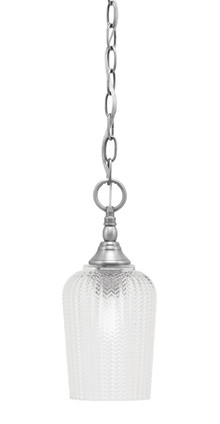 Toltec Lighting - 11-BN-4250 - One Light Mini Pendant - Chain - Brushed Nickel