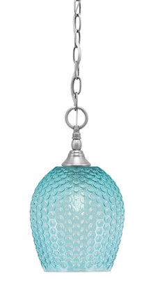 Toltec Lighting - 11-BN-4905 - One Light Mini Pendant - Chain - Brushed Nickel