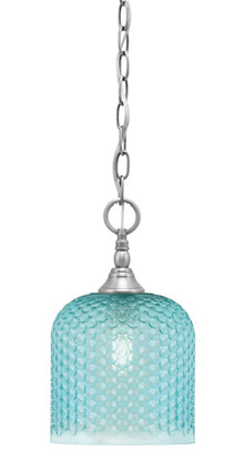 Toltec Lighting - 11-BN-4915 - One Light Mini Pendant - Chain - Brushed Nickel