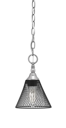 Toltec Lighting - 11-BN-805-MB - One Light Mini Pendant - Chain - Brushed Nickel