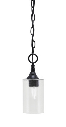 Toltec Lighting - 11-MB-300 - One Light Mini Pendant - Chain - Matte Black