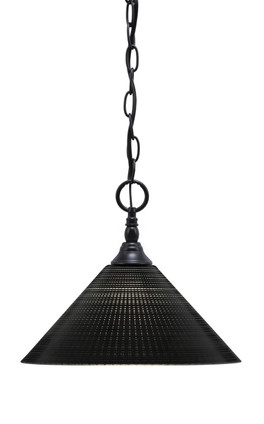 Toltec Lighting - 11-MB-4009 - One Light Mini Pendant - Chain - Matte Black