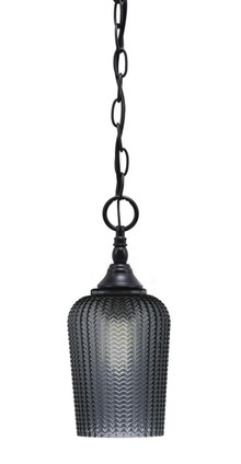 Toltec Lighting - 11-MB-4252 - One Light Mini Pendant - Chain - Matte Black