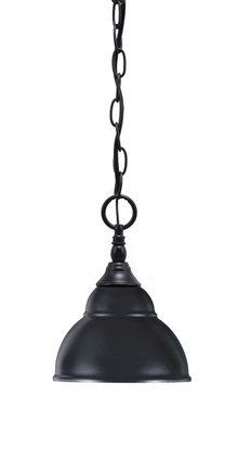 Toltec Lighting - 11-MB-427-MB - One Light Mini Pendant - Chain - Matte Black