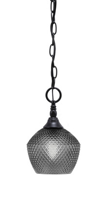 Toltec Lighting - 11-MB-4622 - One Light Mini Pendant - Chain - Matte Black
