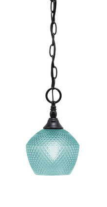 Toltec Lighting - 11-MB-4625 - One Light Mini Pendant - Chain - Matte Black