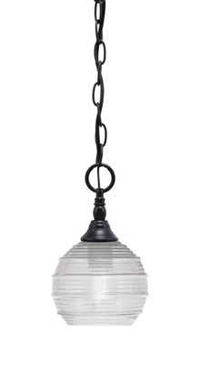 Toltec Lighting - 11-MB-5110 - One Light Mini Pendant - Chain - Matte Black