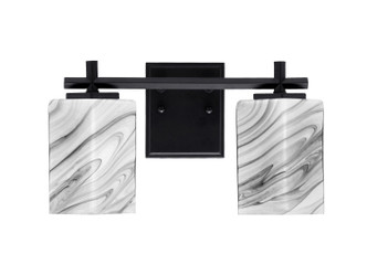 Toltec Lighting - 1212-MB-549 - Two Light Bath Bar - Franklin - Matte Black