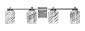 Toltec Lighting - 1214-GP-549 - Four Light Bath Bar - Franklin - Graphite