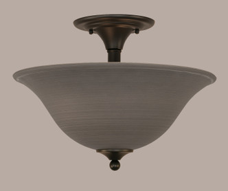 Toltec Lighting - 121-MB-602 - Two Light Semi-Flush - Any - Matte Black