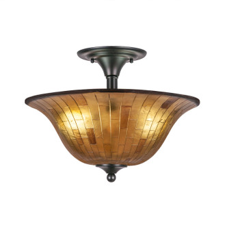 Toltec Lighting - 121-MB-708 - Two Light Semi-Flush - Any - Matte Black