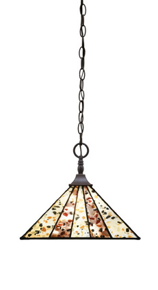 Toltec Lighting - 12-DG-956 - One Light Pendant - Any - Dark Granite