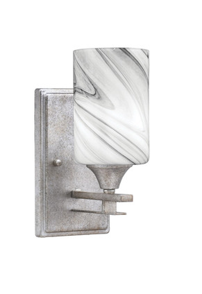Toltec Lighting - 131-AS-3009 - One Light Wall Sconce - Uptowne - Aged Silver
