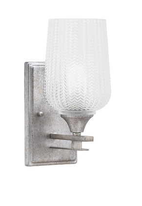 Toltec Lighting - 131-AS-4250 - One Light Wall Sconce - Uptowne - Aged Silver