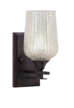 Toltec Lighting - 131-DG-4253 - One Light Wall Sconce - Uptowne - Dark Granite